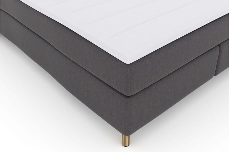 Select No 3 Komplett Sängpaket 210x210 Fast - Mörkgrå/Koppar - Products - Möbler - Säng - Kontinentalsäng