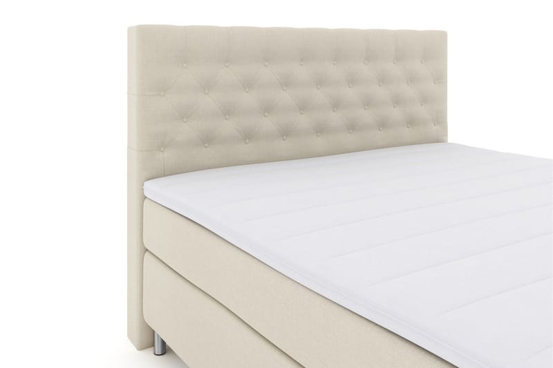Select No 3 Komplett Sängpaket 210x210 Medium - Beige/Metall - Products - Möbler - Säng - Kontinentalsäng