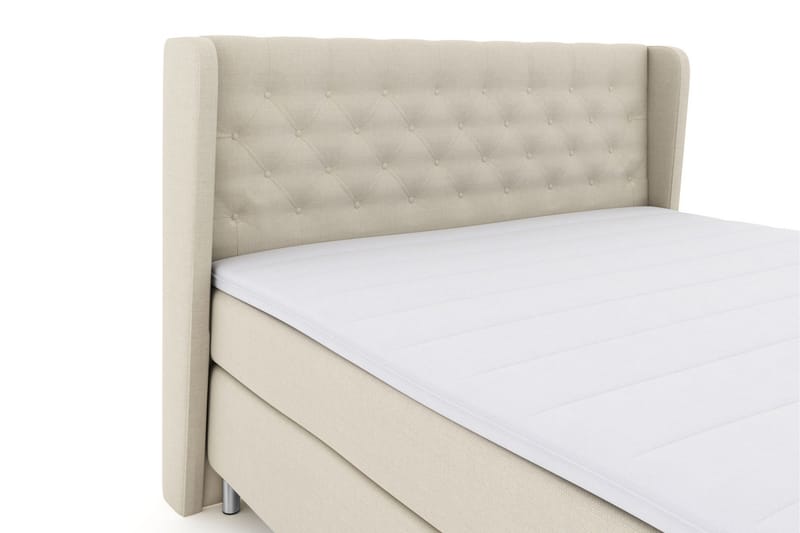 Select No 3 Komplett Sängpaket 210x210 Medium - Beige/Metall - Products - Möbler - Säng - Kontinentalsäng