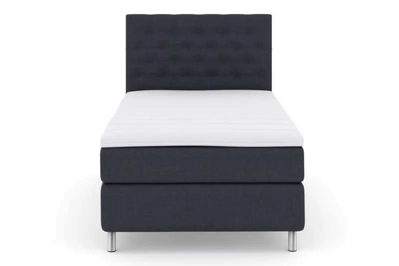 Select No 3 Kontinentalsäng 120x200 Medium - Blå/Metall - Products - Möbler - Säng - Enkelsäng