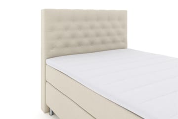 Select No 3 Kontinentalsäng 140x200 Medium - Beige/Metall - Products - Möbler - Säng - Kontinentalsäng