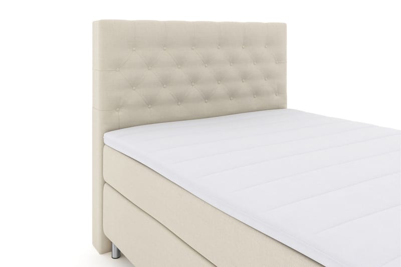 Select No 3 Kontinentalsäng 140x200 Medium - Beige/Metall - Products - Möbler - Säng - Kontinentalsäng