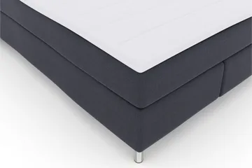 Select No 3 Kontinentalsäng 160x200 Fast - Blå/Metall - Products - Möbler - Säng - Kontinentalsäng