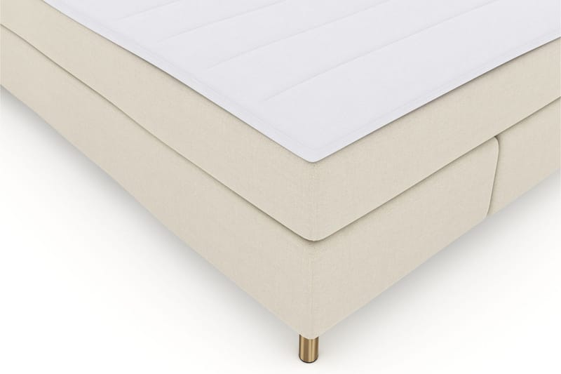 Select No 3 Kontinentalsäng 160x200 Fast/Medium - Beige/Koppar - Products - Möbler - Säng - Kontinentalsäng