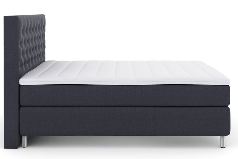 Select No 3 Kontinentalsäng 180x200 Fast/Medium - Blå/Metall - Products - Möbler - Säng - Kontinentalsäng