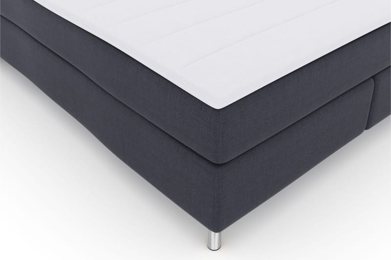 Select No 3 Kontinentalsäng 210x210 Fast - Blå/Metall - Products - Möbler - Säng - Kontinentalsäng