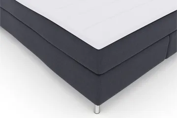 Select No 3 Kontinentalsäng 210x210 Fast/Medium - Blå/Metall - Products - Möbler - Säng - Kontinentalsäng