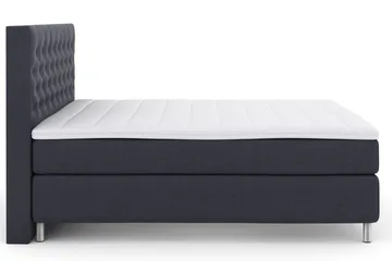 Select No 3 Kontinentalsäng 210x210 Fast/Medium - Blå/Metall - Products - Möbler - Säng - Kontinentalsäng