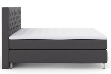 Select No 3 Kontinentalsäng 210x210 Fast/Medium - Mörkgrå/Metall - Products - Möbler - Säng - Kontinentalsäng