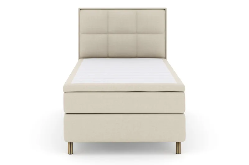Select No 4 Komplett Sängpaket 120x200 Fast - Beige/Koppar - Products - Möbler - Säng - Enkelsäng