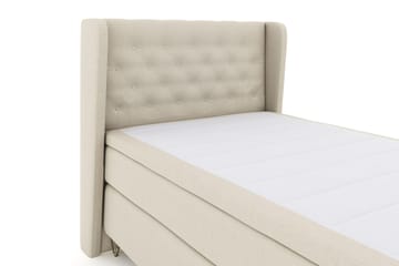 Select No 4 Komplett Sängpaket 120x200 Fast - Beige/Metall V-form - Products - Möbler - Säng - Enkelsäng