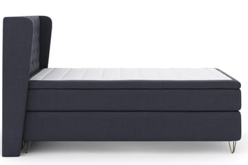 Select No 4 Komplett Sängpaket 120x200 Fast - Blå/Metall V-form - Products - Möbler - Säng - Enkelsäng