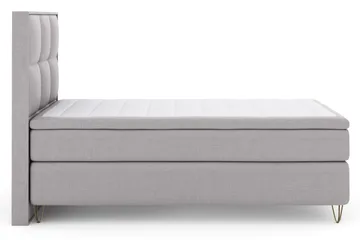 Select Rutig Sänggavel 120 cm - Ljusgrå