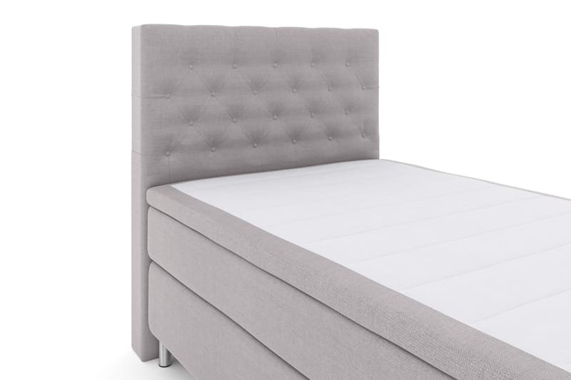 Select No 4 Komplett Sängpaket 120x200 Fast - Ljusgrå/Metall - Products - Möbler - Säng - Enkelsäng