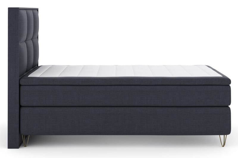 Select No 4 Komplett Sängpaket 120x200 Medium - Blå/Metall V-form - Products - Möbler - Säng - Enkelsäng