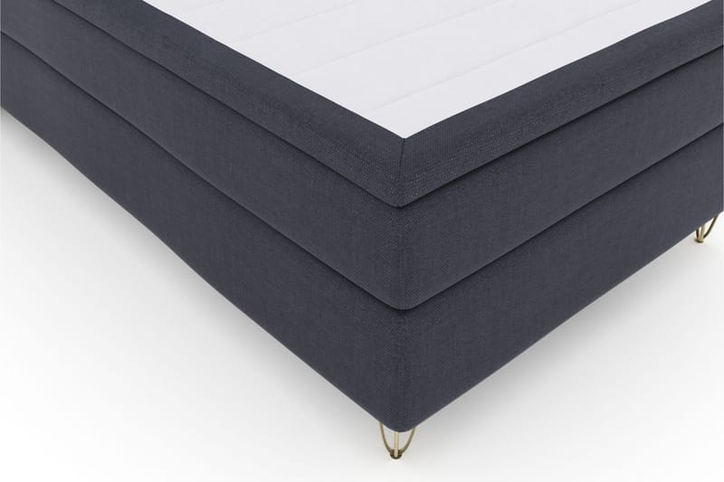 Select No 4 Komplett Sängpaket 120x200 Medium - Blå/Metall V-form - Products - Möbler - Säng - Enkelsäng