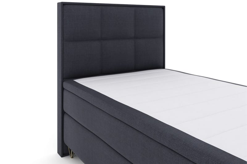 Select No 4 Komplett Sängpaket 120x200 Medium - Blå/Metall V-form - Products - Möbler - Säng - Enkelsäng