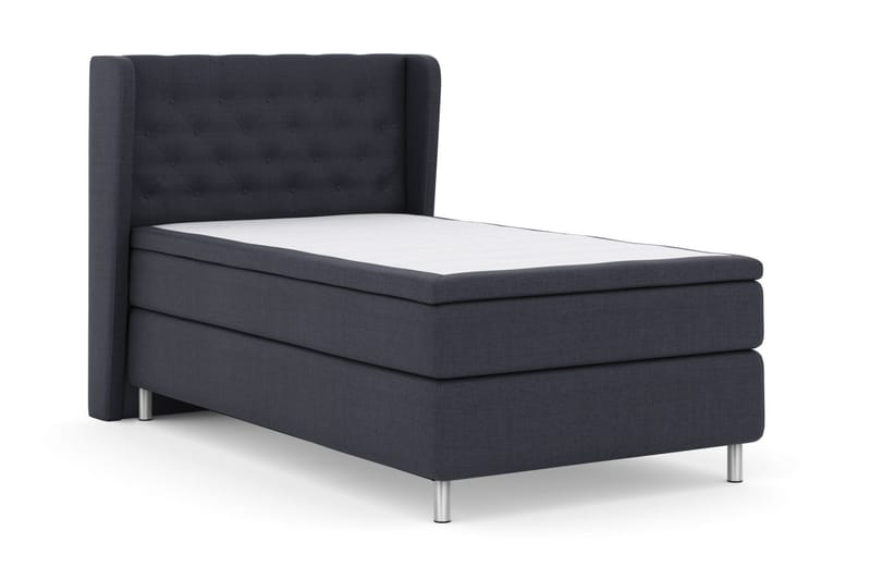 Select No 4 Komplett Sängpaket 120x200 Medium - Blå/Metall - Products - Möbler - Säng - Enkelsäng