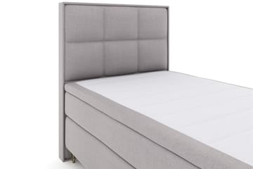 Select No 4 Komplett Sängpaket 120x200 Medium - Ljusgrå/Metall V-form - Products - Möbler - Säng - Enkelsäng