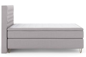 Select No 4 Komplett Sängpaket 120x200 Medium - Ljusgrå/Metall V-form - Products - Möbler - Säng - Enkelsäng