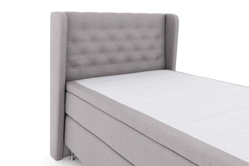 Select No 4 Komplett Sängpaket 120x200 Medium - Ljusgrå/Silver - Products - Möbler - Säng - Enkelsäng