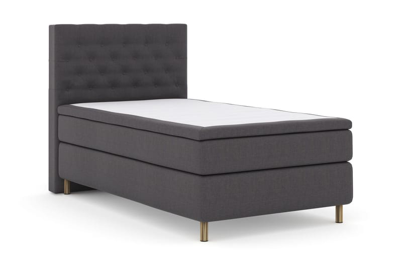 Select No 4 Komplett Sängpaket 120x200 Medium - Mörkgrå/Koppar - Products - Möbler - Säng - Enkelsäng