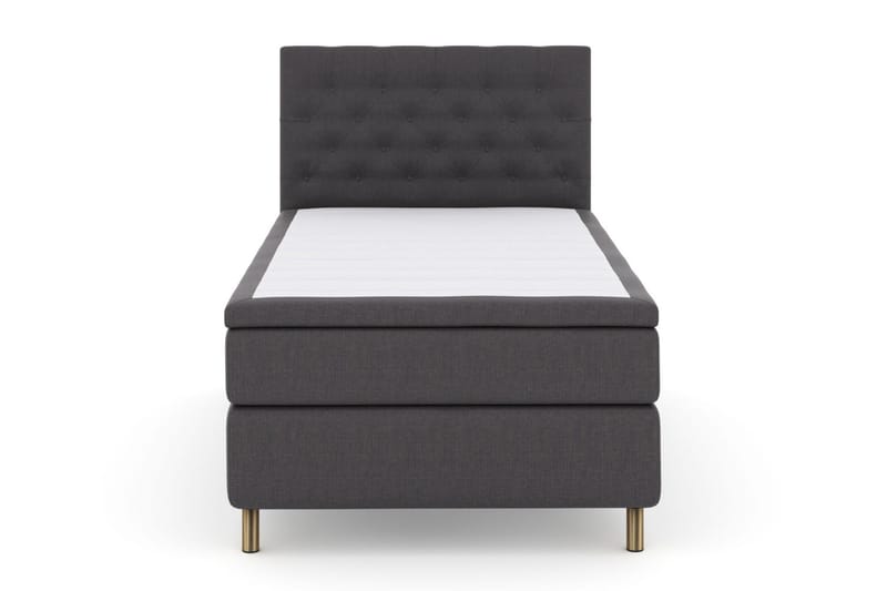 Select No 4 Komplett Sängpaket 120x200 Medium - Mörkgrå/Koppar - Products - Möbler - Säng - Enkelsäng