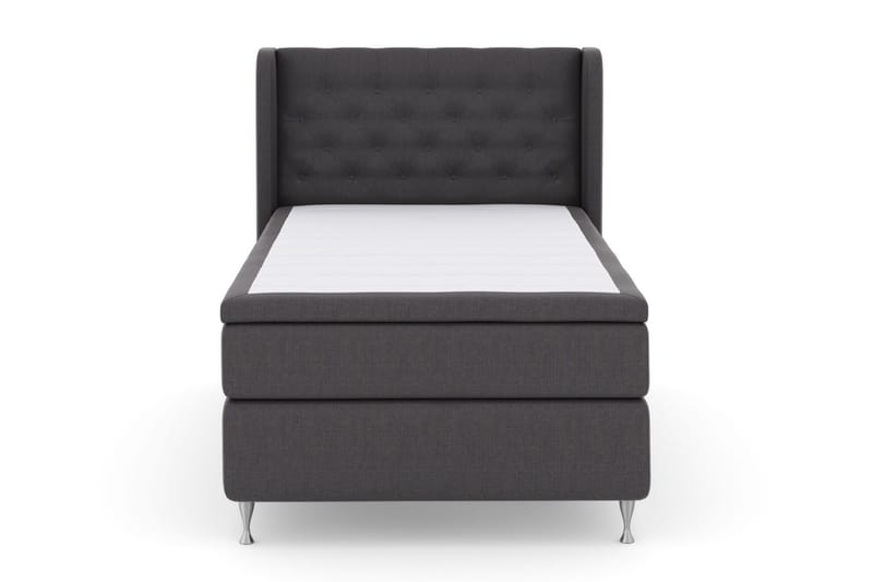 Select No 4 Komplett Sängpaket 120x200 Medium - Mörkgrå/Silver - Products - Möbler - Säng - Enkelsäng