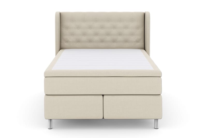 Select No 4 Komplett Sängpaket 140x200 Fast, Beige/Metall