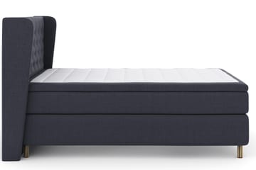 Select No 4 Komplett Sängpaket 140x200 Fast - Blå/Metall - Products - Möbler - Säng - Kontinentalsäng