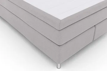 Select No 4 Komplett Sängpaket 140x200 Fast - Ljusgrå/Metall - Products - Möbler - Säng - Kontinentalsäng