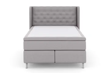 Select No 4 Komplett Sängpaket 140x200 Fast - Ljusgrå/Metall - Products - Möbler - Säng - Kontinentalsäng