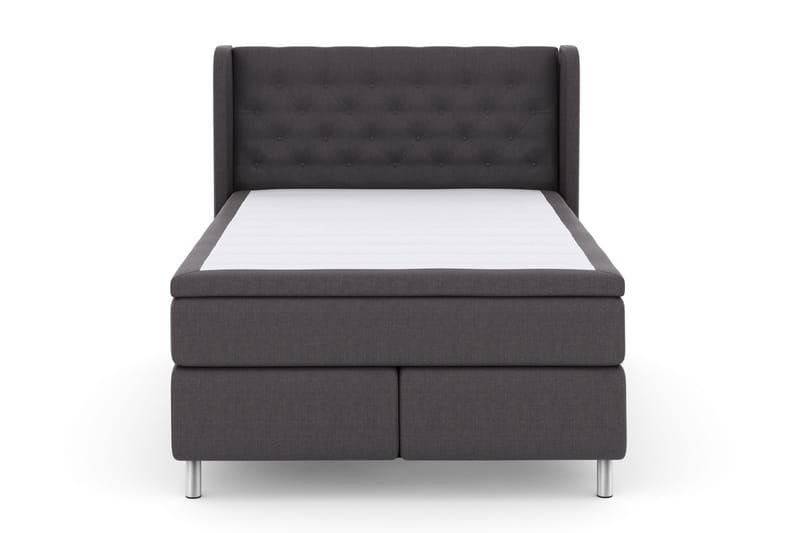 Select No 4 Komplett Sängpaket 140x200 Fast - Mörkgrå/Metall - Products - Möbler - Säng - Kontinentalsäng