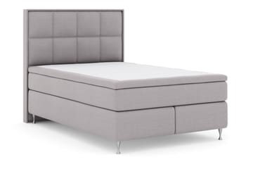 Select No 4 Komplett Sängpaket 140x200 Fast/Medium - Ljusgrå/Silver - Products - Möbler - Säng - Kontinentalsäng