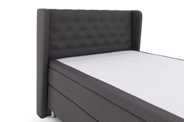 Select No 4 Komplett Sängpaket 140x200 Fast/Medium - Mörkgrå/Metall - Products - Möbler - Säng - Kontinentalsäng