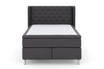 Select No 4 Komplett Sängpaket 140x200 Fast/Medium - Mörkgrå/Metall - Products - Möbler - Säng - Kontinentalsäng