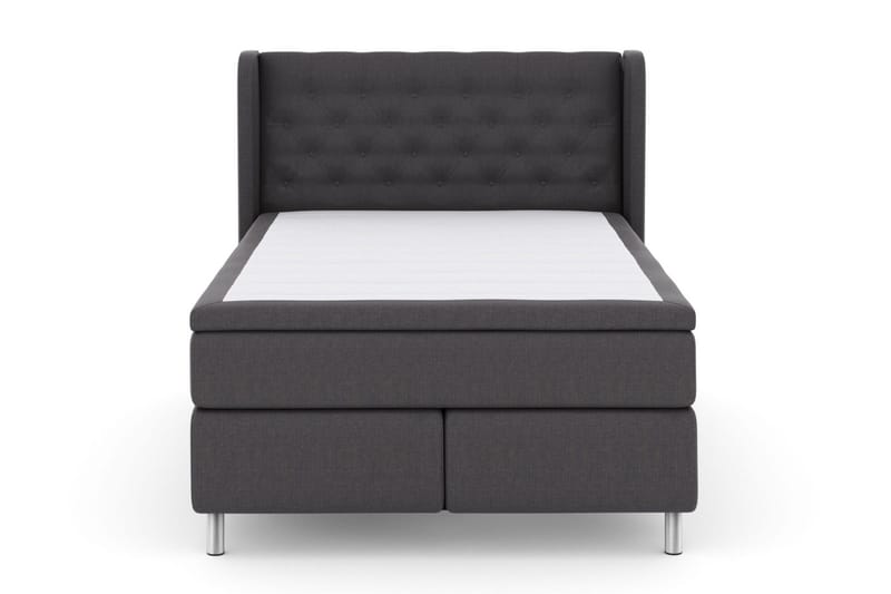 Select No 4 Komplett Sängpaket 140x200 Fast/Medium - Mörkgrå/Metall - Products - Möbler - Säng - Kontinentalsäng