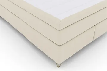 Select No 4 Komplett Sängpaket 140x200 Medium - Beige/Metall V-form - Products - Möbler - Säng - Kontinentalsäng