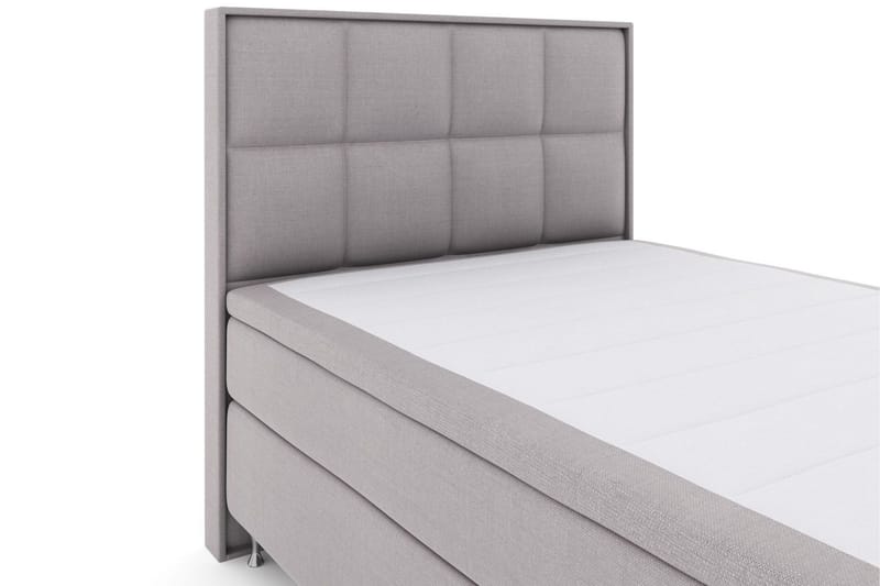 Select No 4 Komplett Sängpaket 140x200 Medium - Ljusgrå/Silver - Products - Möbler - Säng - Kontinentalsäng