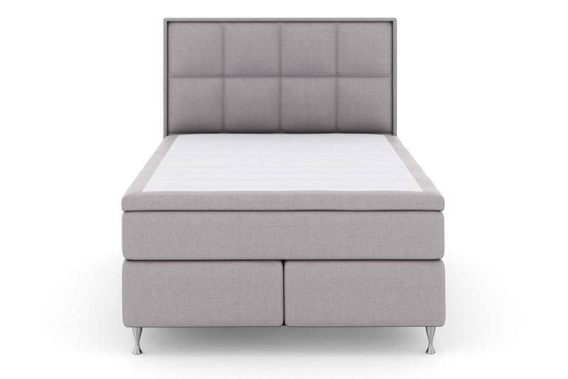 Select No 4 Komplett Sängpaket 140x200 Medium - Ljusgrå/Silver - Products - Möbler - Säng - Kontinentalsäng