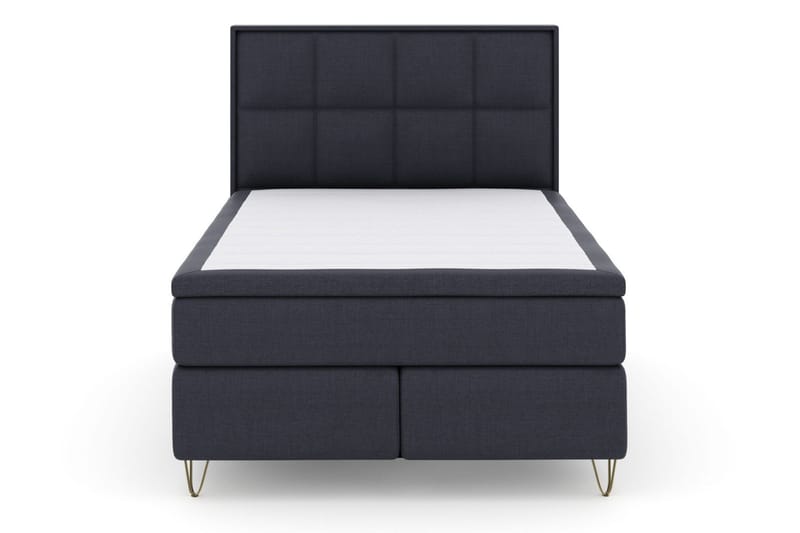 Select No 4 Komplett Sängpaket 160x200 Fast - Blå/Metall V-form - Products - Möbler - Säng - Kontinentalsäng