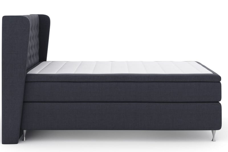 Select No 4 Komplett Sängpaket 160x200 Fast - Blå/Silver - Products - Möbler - Säng - Kontinentalsäng