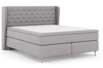 Select No 4 Komplett Sängpaket 160x200 Fast - Ljusgrå/Silver - Products - Möbler - Säng - Kontinentalsäng