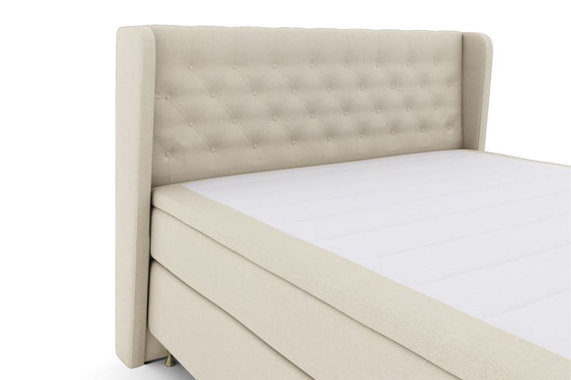 Select No 4 Komplett Sängpaket 160x200 Fast/Medium - Beige/Guld - Products - Möbler - Säng - Kontinentalsäng