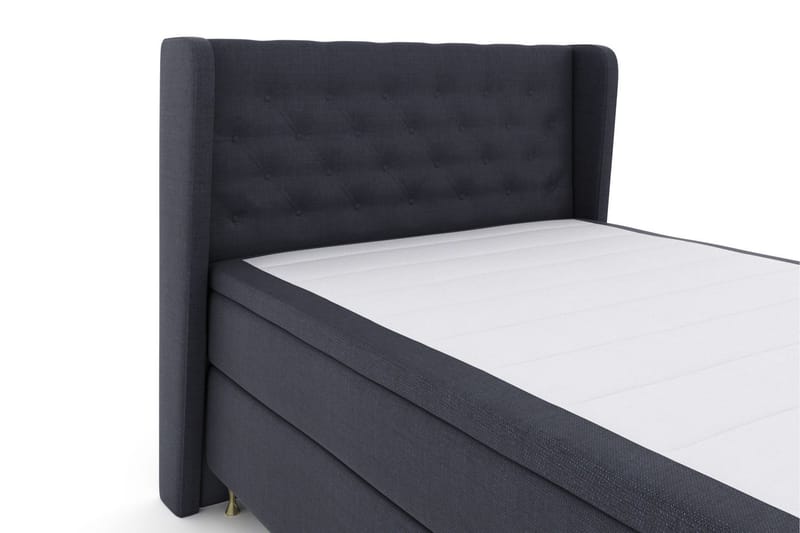 Select No 4 Komplett Sängpaket 160x200 Fast/Medium - Blå/Guld - Products - Möbler - Säng - Kontinentalsäng