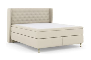 Select No 4 Komplett Sängpaket 160x200 Medium - Beige/Guld - Products - Möbler - Säng - Kontinentalsäng