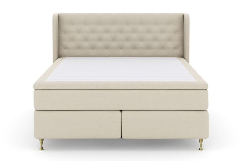 Select No 4 Komplett Sängpaket 160x200 Medium - Beige/Guld - Products - Möbler - Säng - Kontinentalsäng