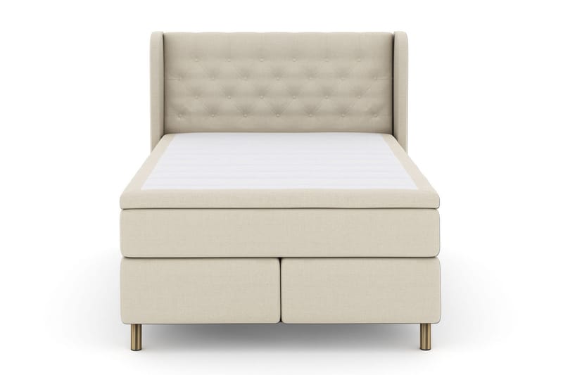 Select No 4 Komplett Sängpaket 160x200 Medium - Beige/Koppar - Products - Möbler - Säng - Kontinentalsäng