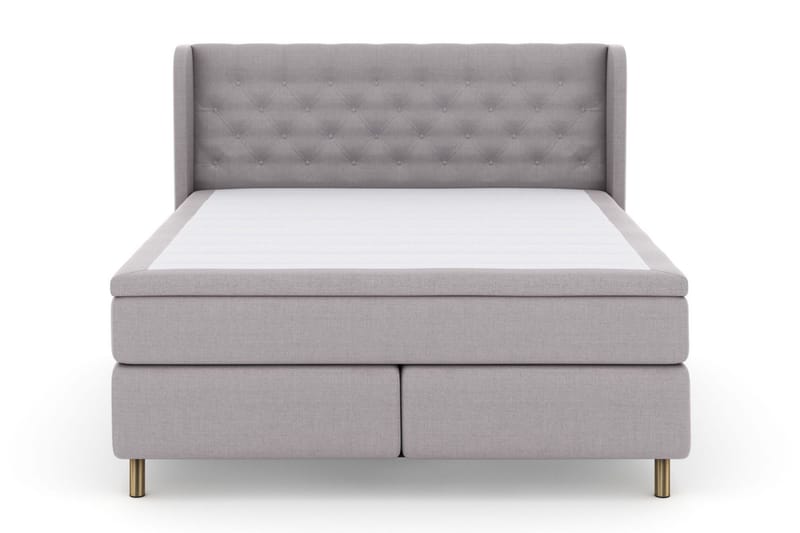 Select No 4 Komplett Sängpaket 160x200 Medium - Ljusgrå/Koppar - Products - Möbler - Säng - Kontinentalsäng