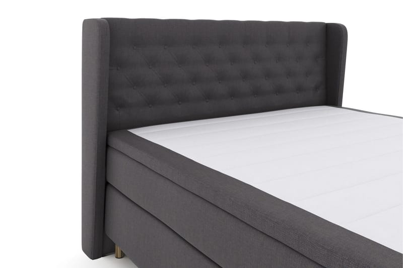 Select No 4 Komplett Sängpaket 160x200 Medium - Mörkgrå/Koppar - Products - Möbler - Säng - Kontinentalsäng